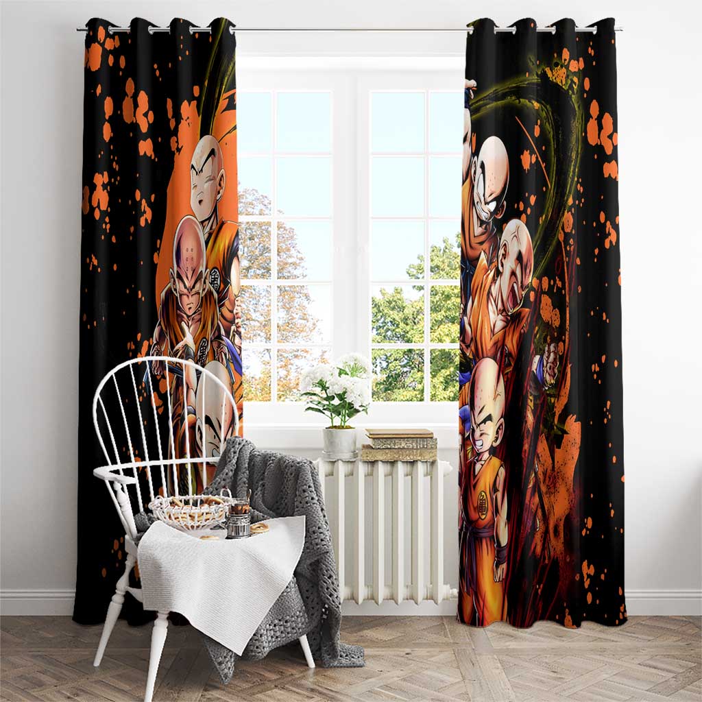 Krillin  - Dragon Ball Window Curtain Anime Style