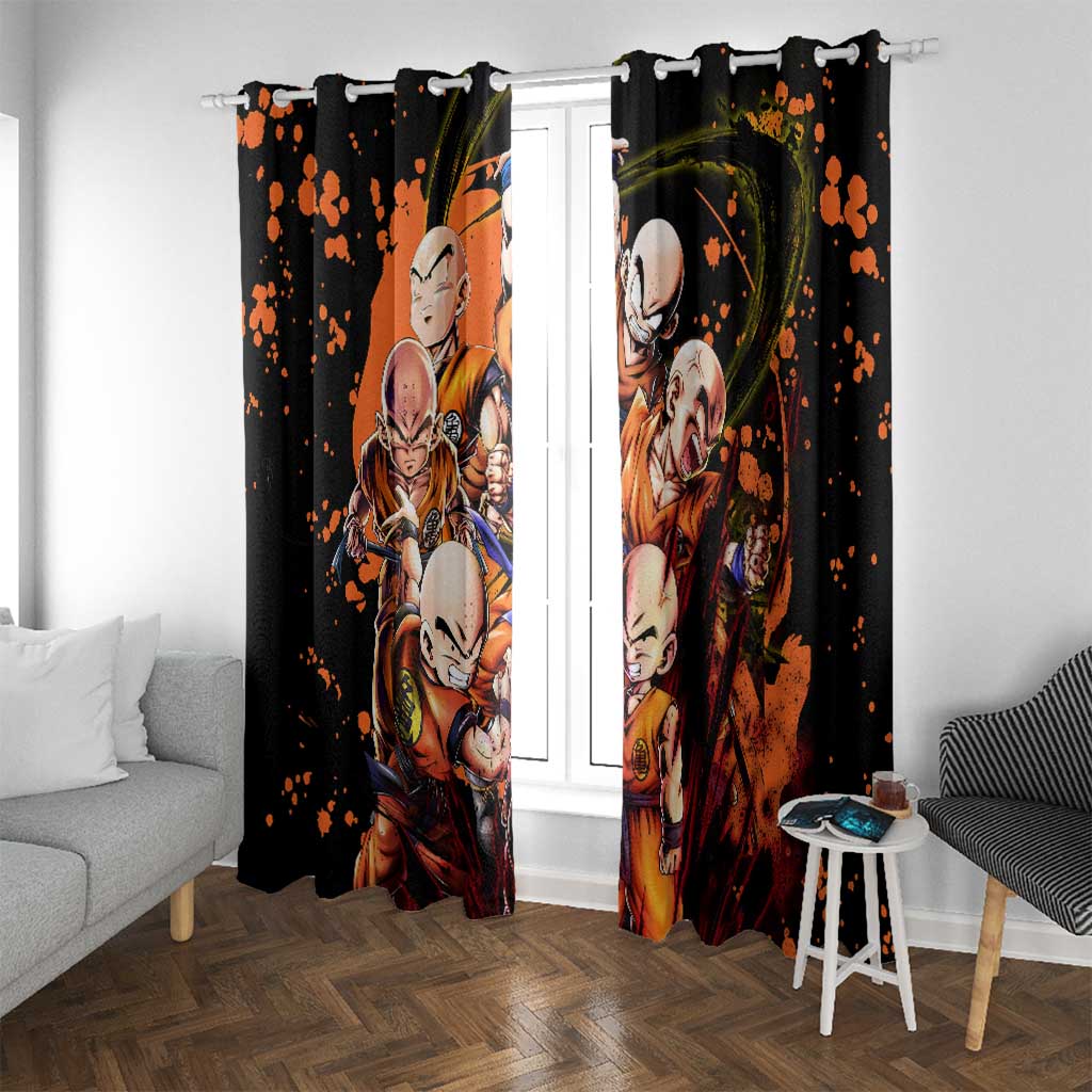 Krillin  - Dragon Ball Window Curtain Anime Style