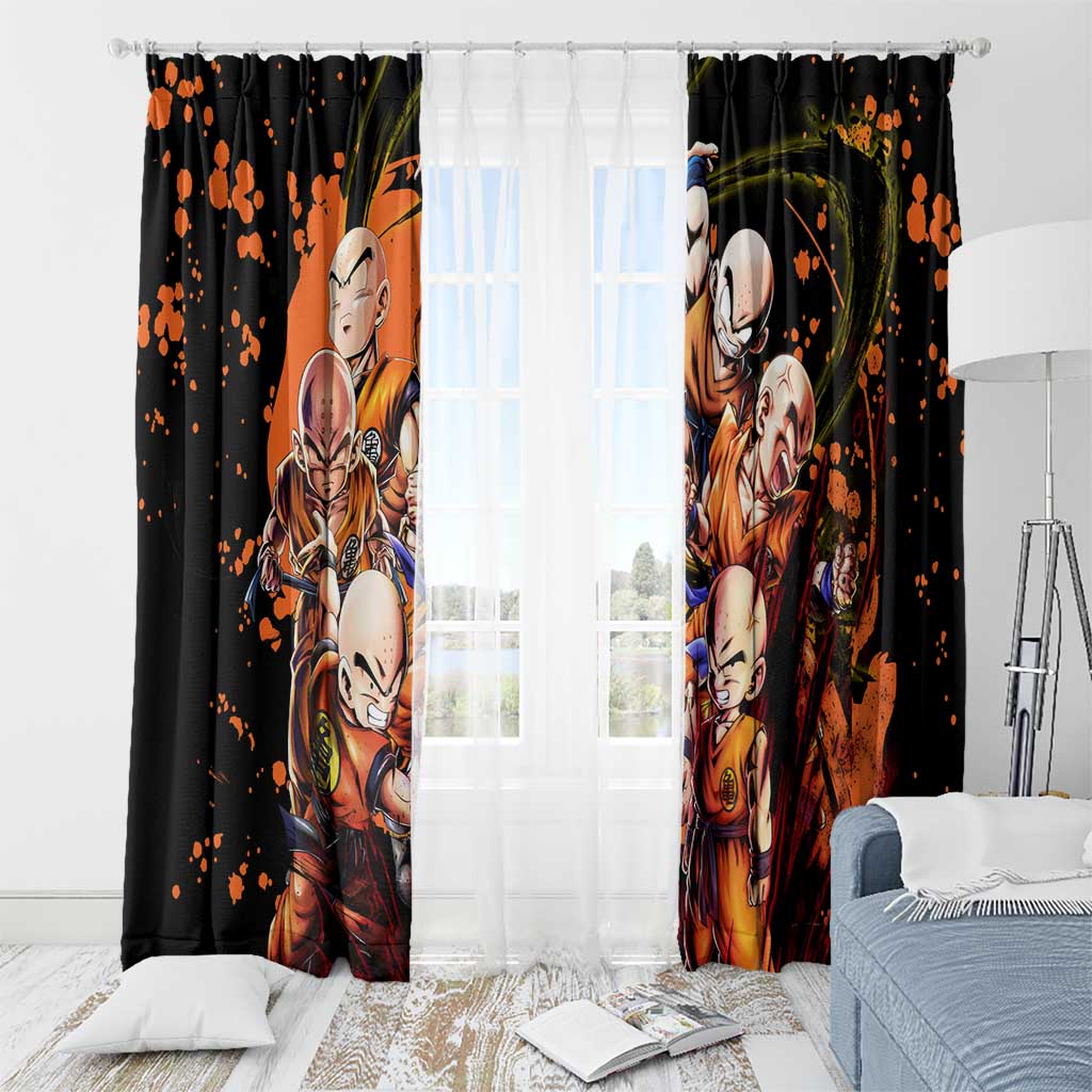 Krillin  - Dragon Ball Window Curtain Anime Style