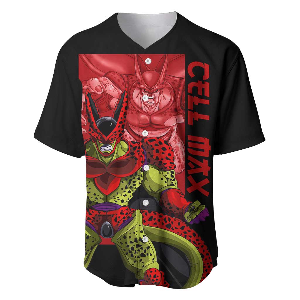 Cell Max - Dragon Ball Baseball Jersey Anime Art Style - The Mazicc