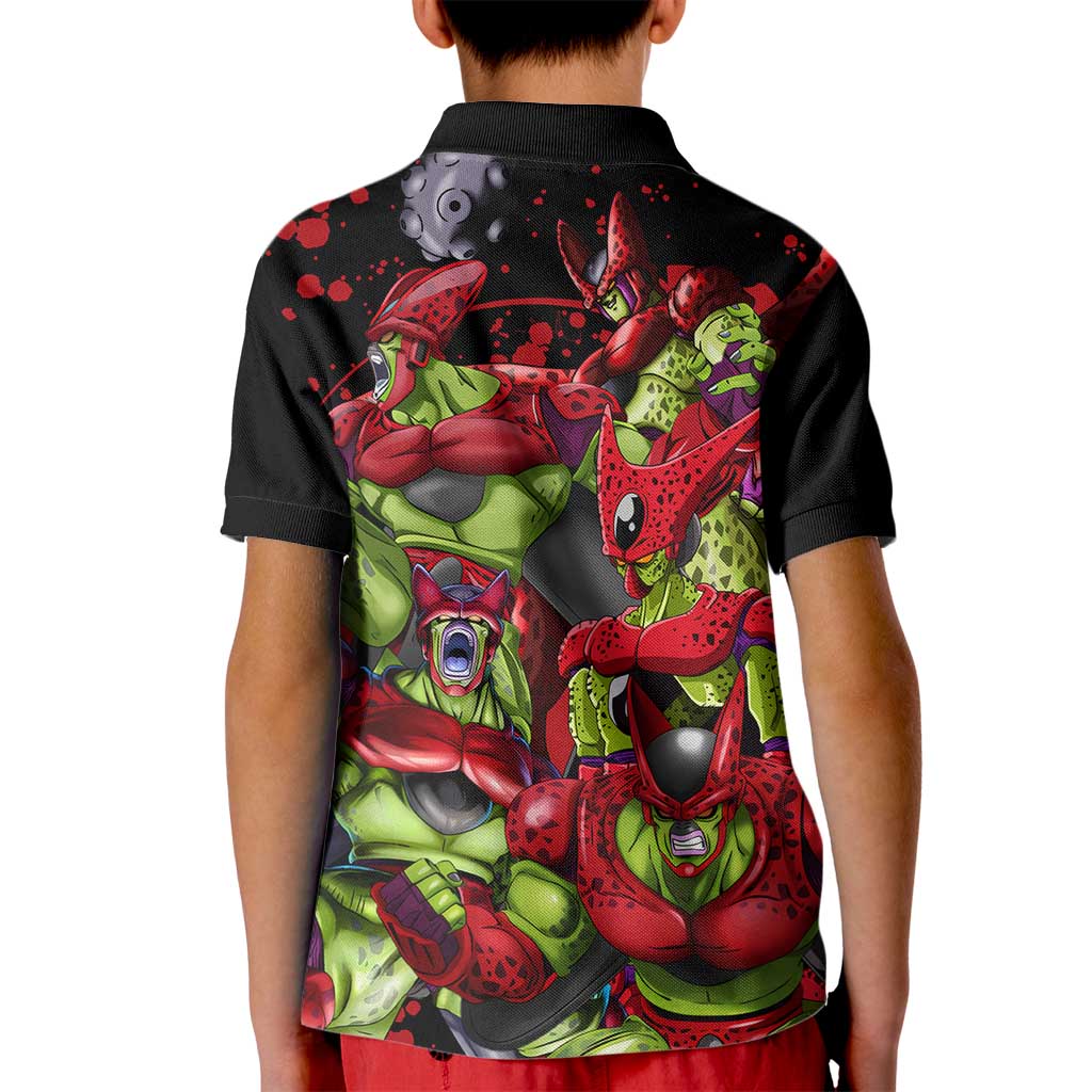 Cell Max - Dragon Ball Kid Polo Shirt Anime Art Style - The Mazicc