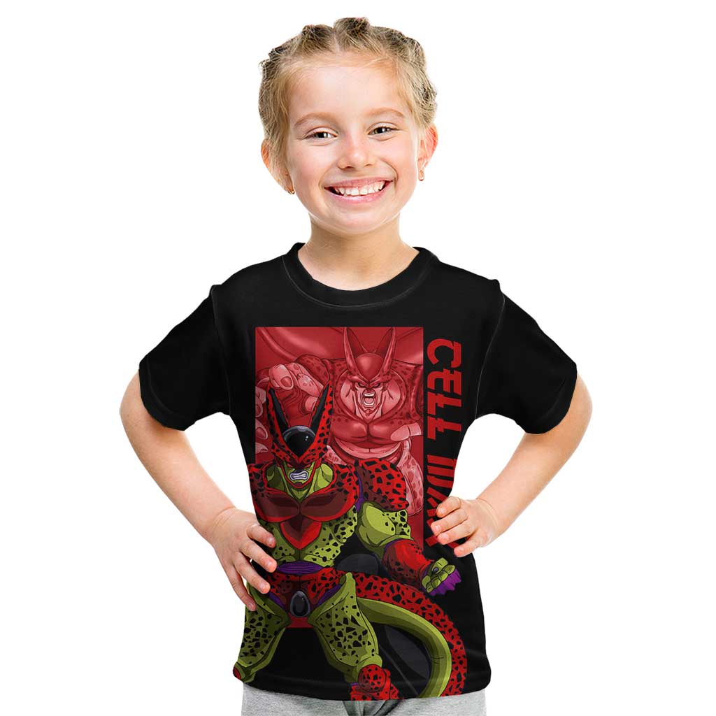 Cell Max - Dragon Ball Kid T Shirt Anime Art Style - The Mazicc
