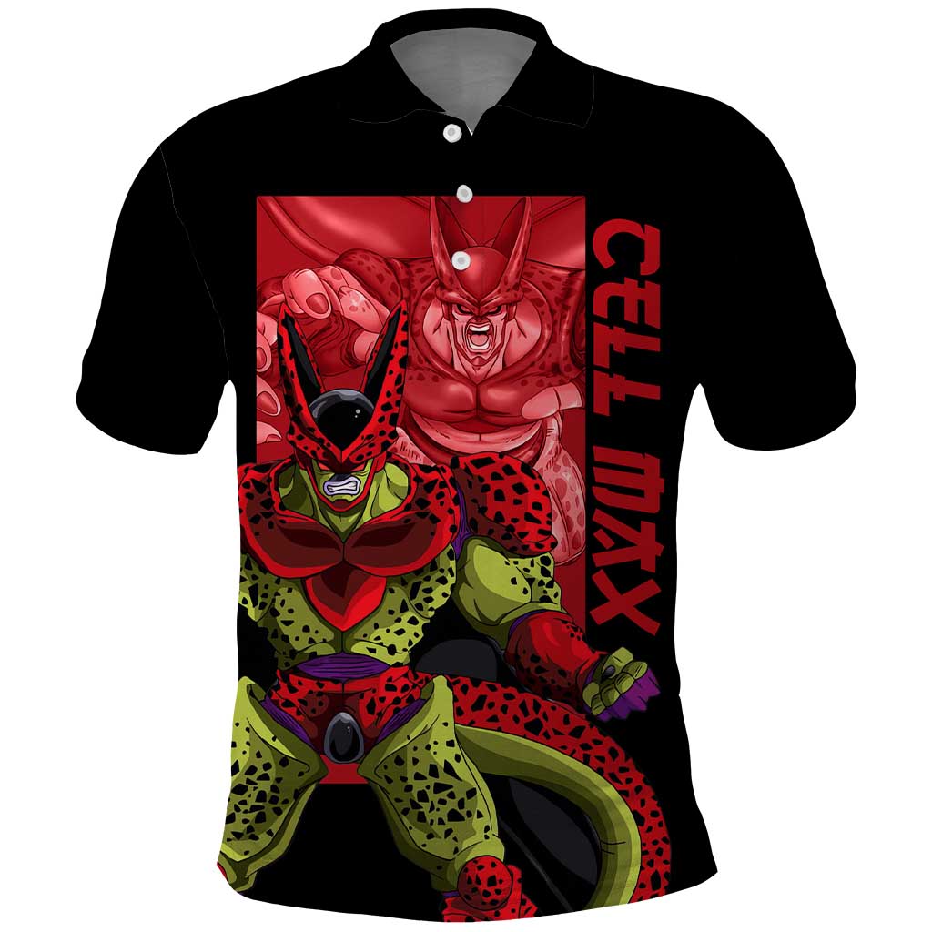 Cell Max - Dragon Ball Polo Shirt Anime Art Style - The Mazicc