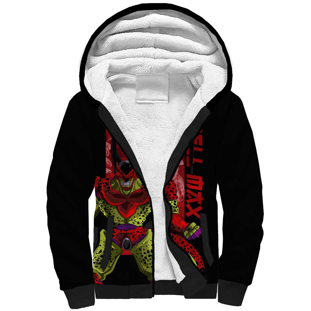 Cell Max - Dragon Ball Sherpa Hoodie Anime Art Style - The Mazicc