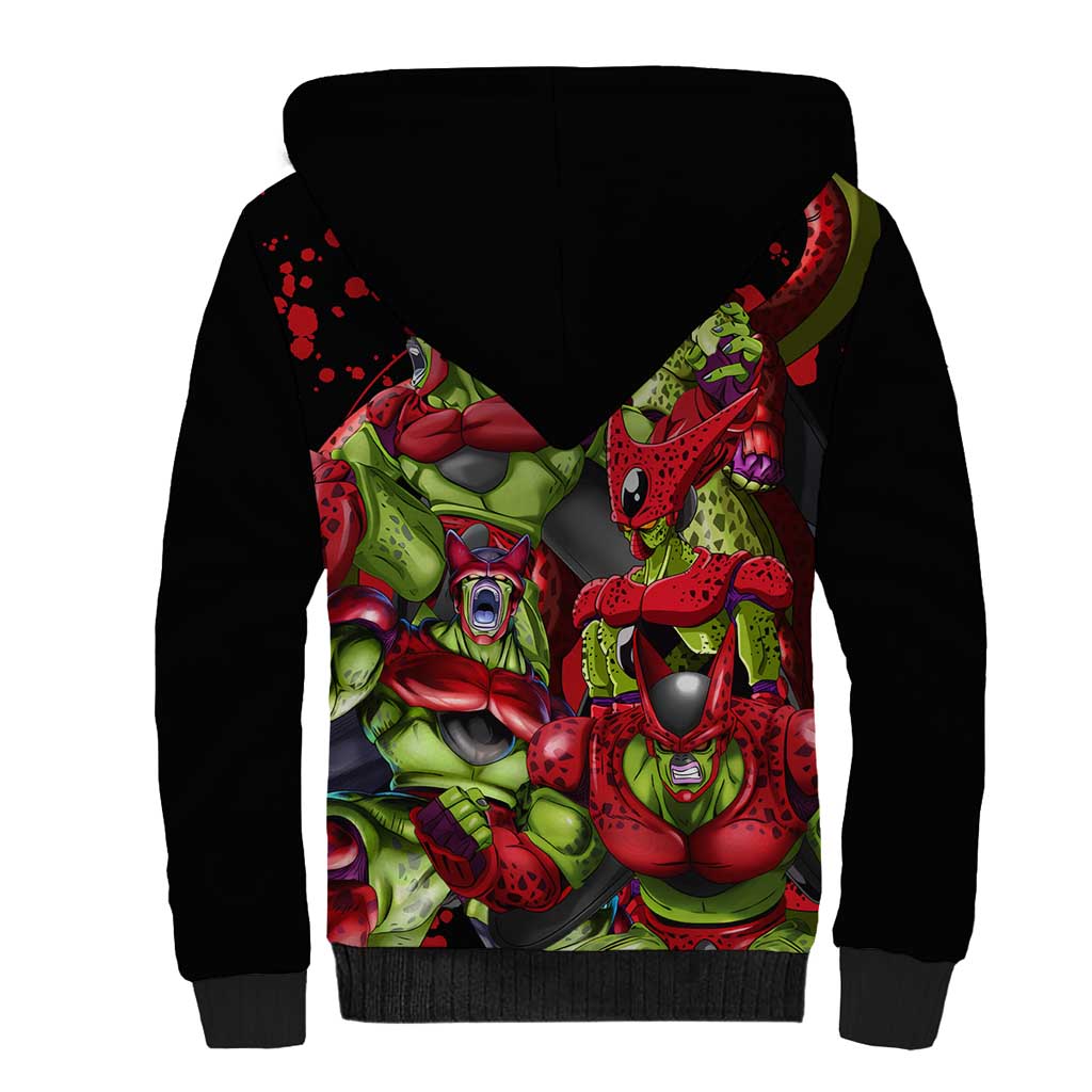 Cell Max - Dragon Ball Sherpa Hoodie Anime Art Style - The Mazicc