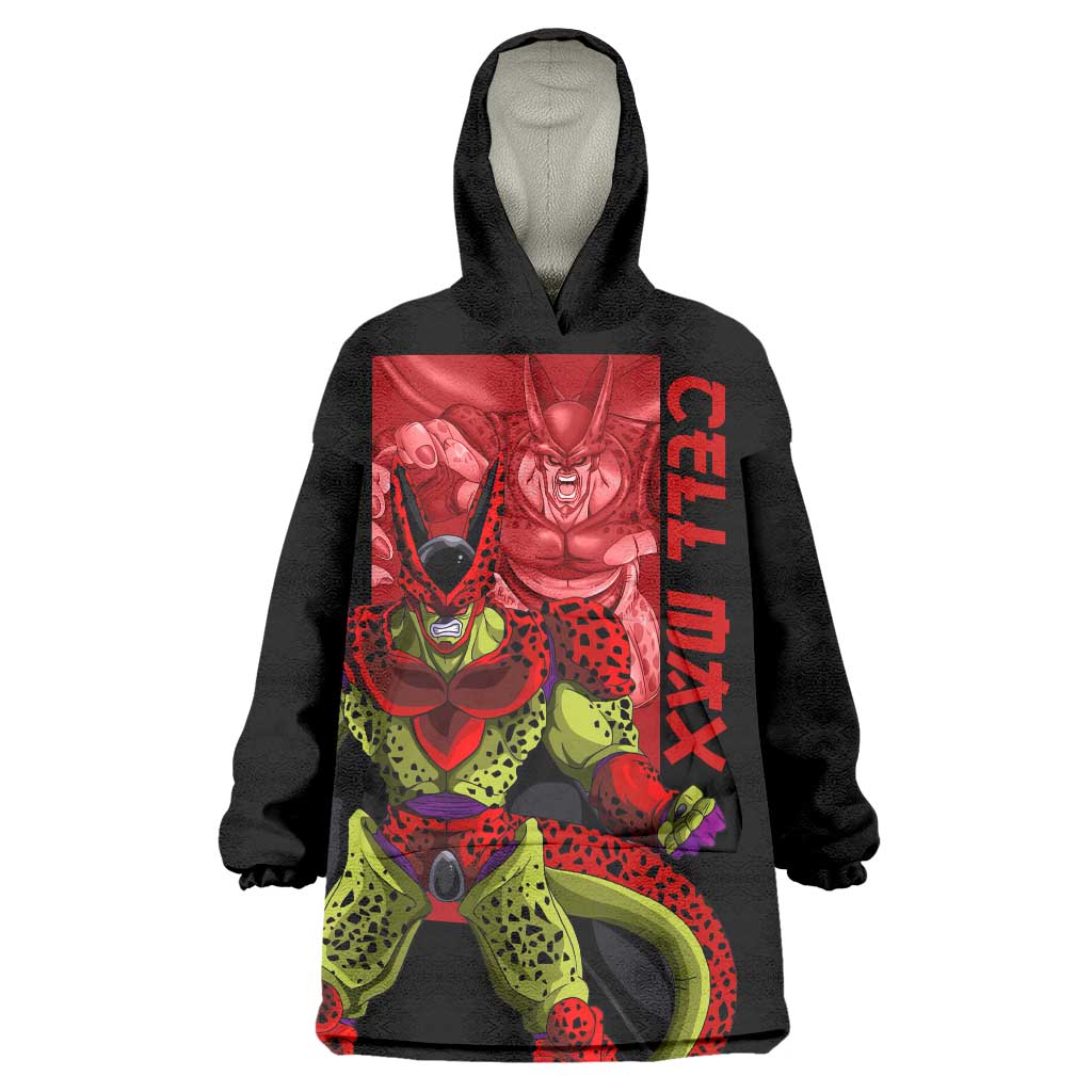 Cell Max - Dragon Ball Wearable Blanket Hoodie Anime Art Style - The Mazicc