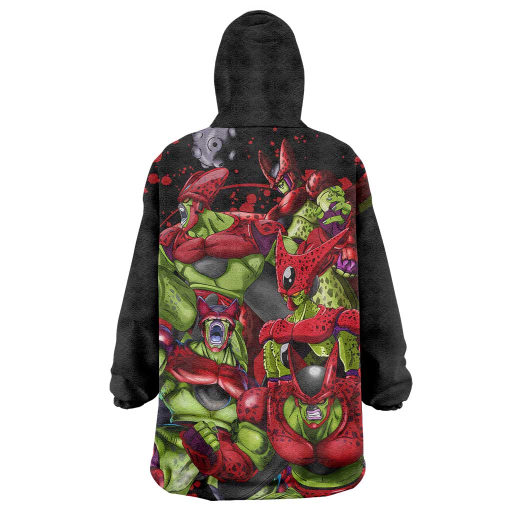 Cell Max - Dragon Ball Wearable Blanket Hoodie Anime Art Style - The Mazicc