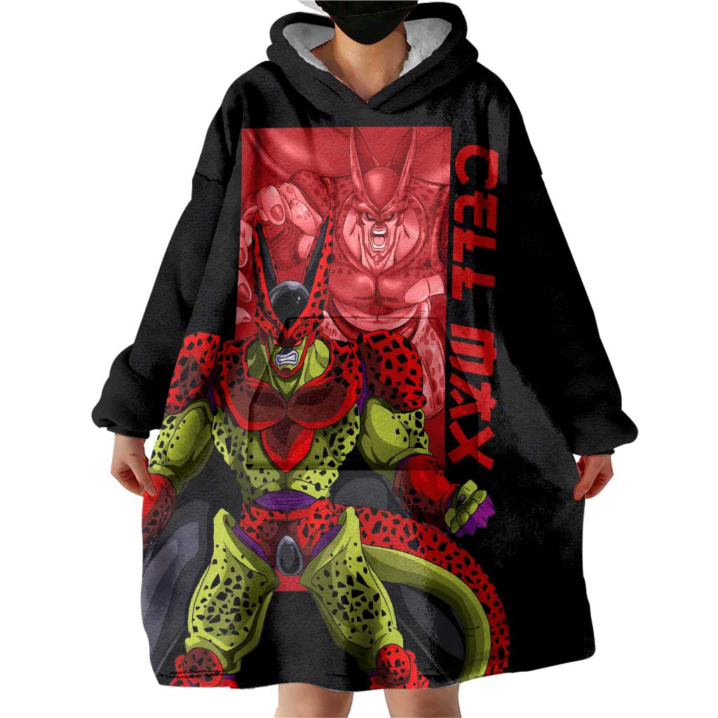 Cell Max - Dragon Ball Wearable Blanket Hoodie Anime Art Style - The Mazicc