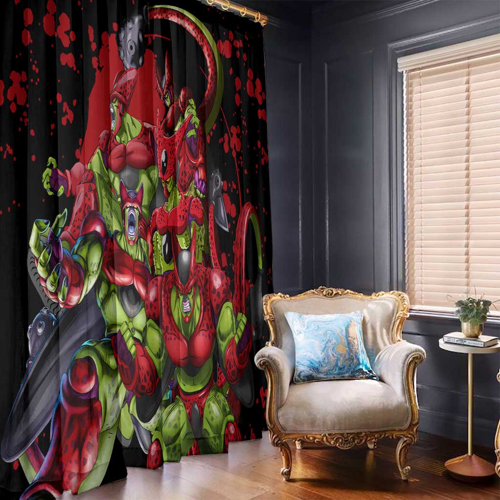 Cell Max - Dragon Ball Window Curtain Anime Art Style - The Mazicc
