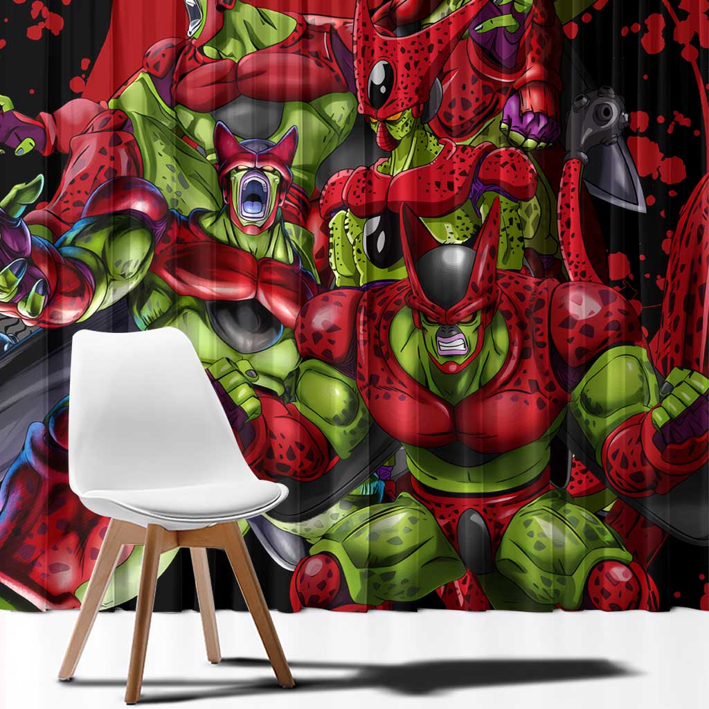 Cell Max - Dragon Ball Window Curtain Anime Art Style - The Mazicc