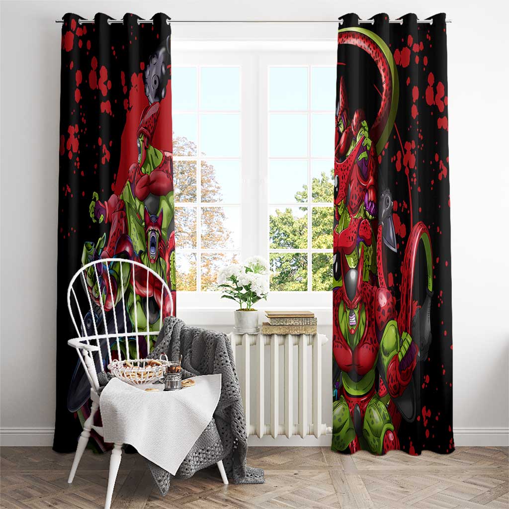 Cell Max - Dragon Ball Window Curtain Anime Art Style - The Mazicc