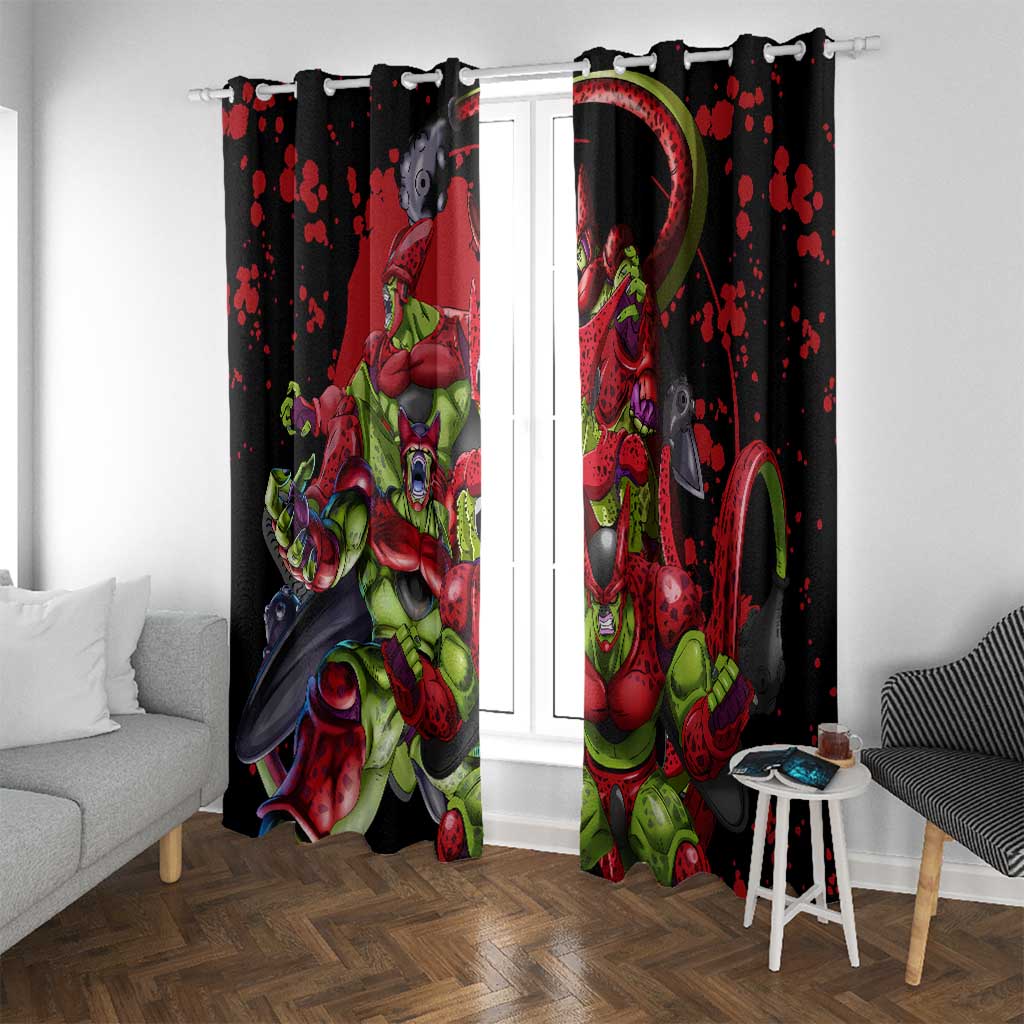 Cell Max - Dragon Ball Window Curtain Anime Art Style - The Mazicc