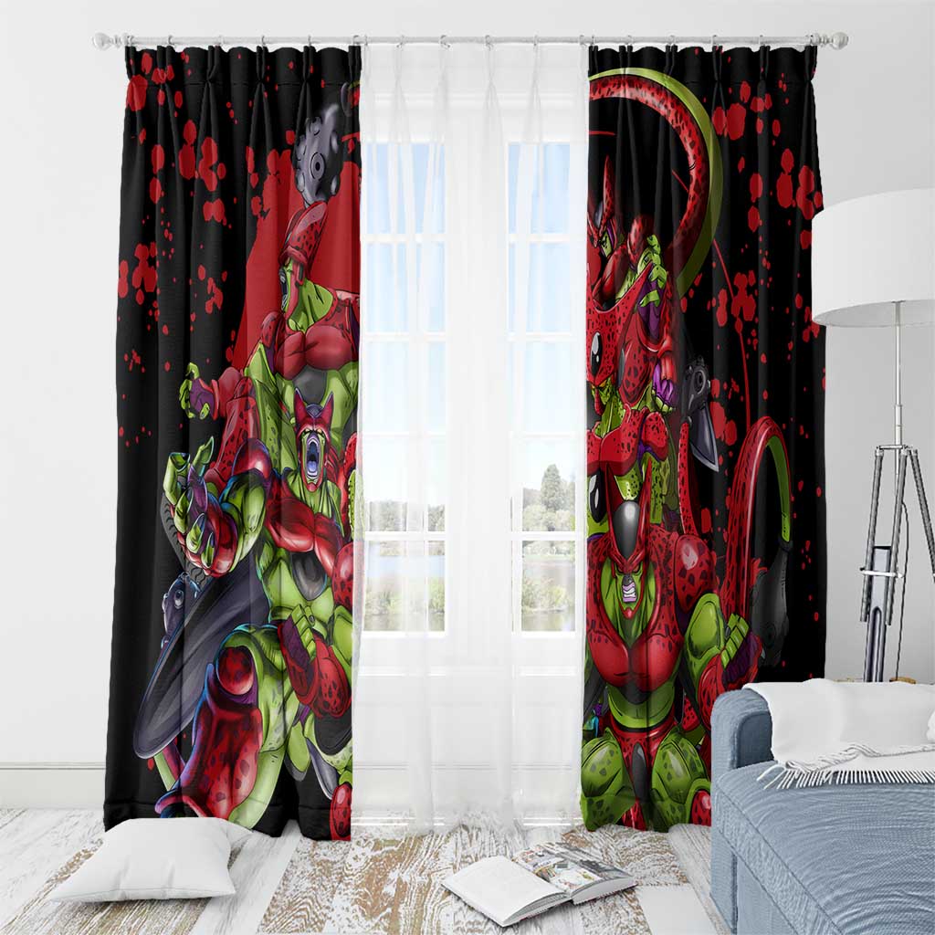 Cell Max - Dragon Ball Window Curtain Anime Art Style - The Mazicc