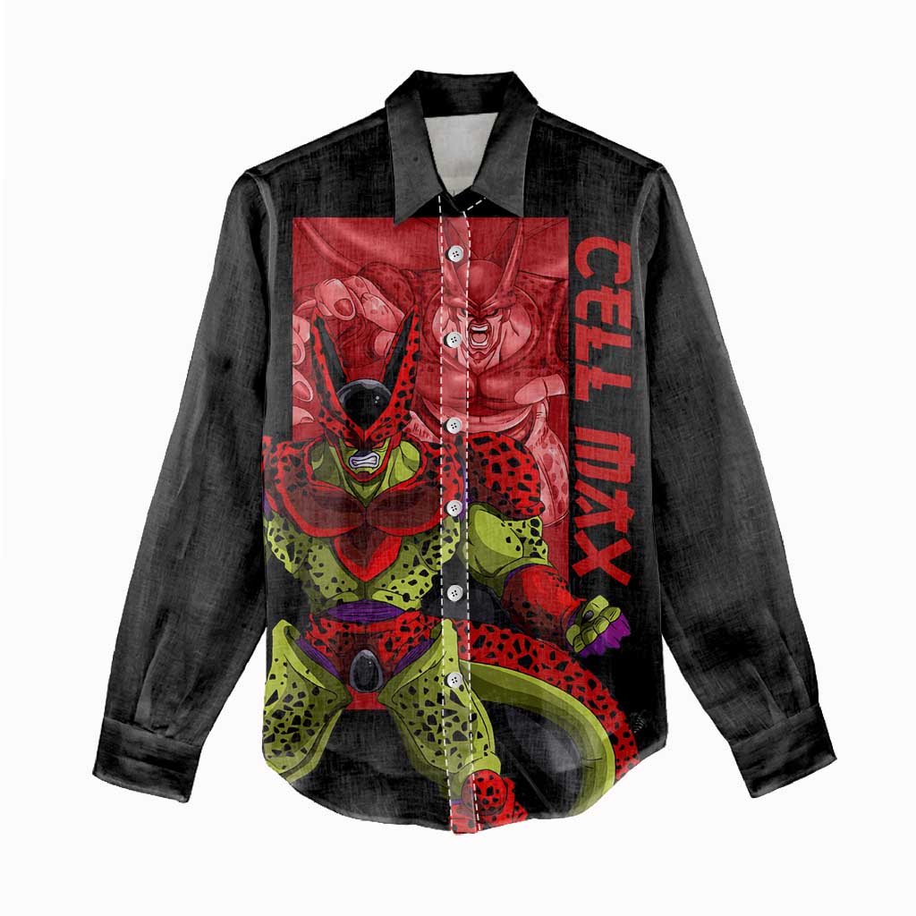 Cell Max - Dragon Ball Women Casual Shirt Anime Art Style - The Mazicc