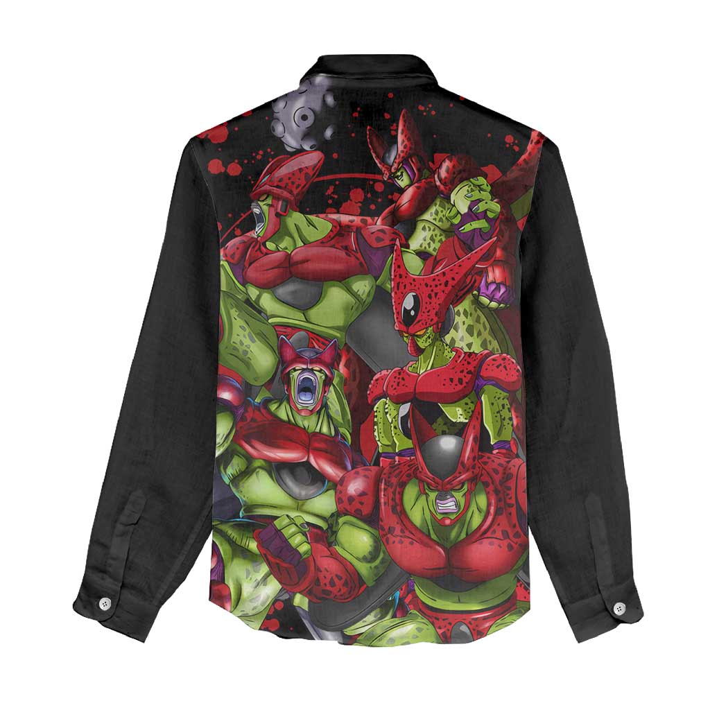 Cell Max - Dragon Ball Women Casual Shirt Anime Art Style - The Mazicc