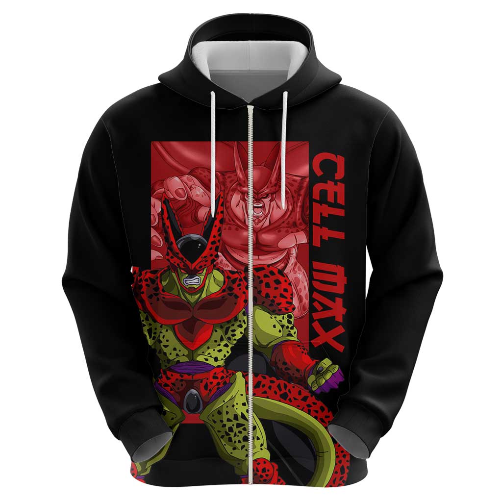 Cell Max - Dragon Ball Zip Hoodie Anime Art Style