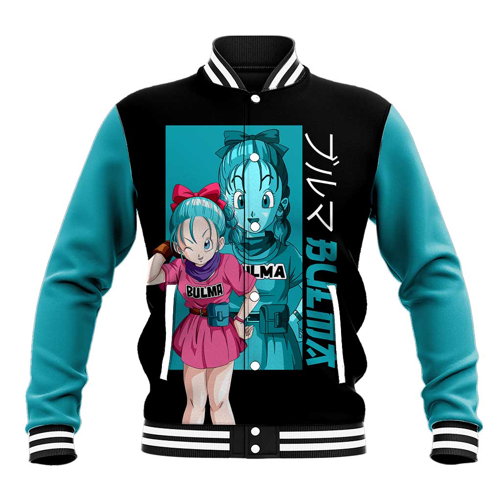 Bulma - Dragon Ball Baseball Jacket Anime Art Style - The Mazicc