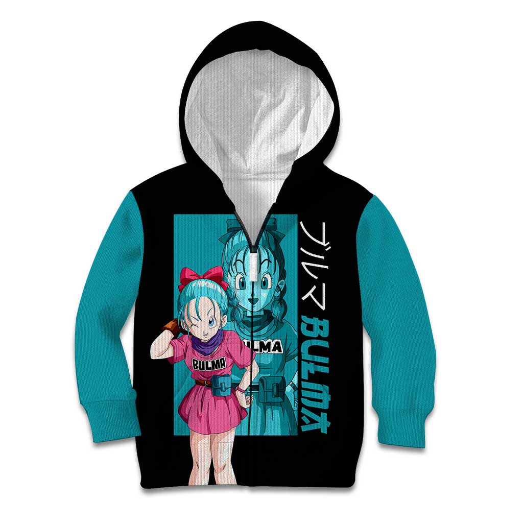 Bulma - Dragon Ball Kid Hoodie Anime Art Style