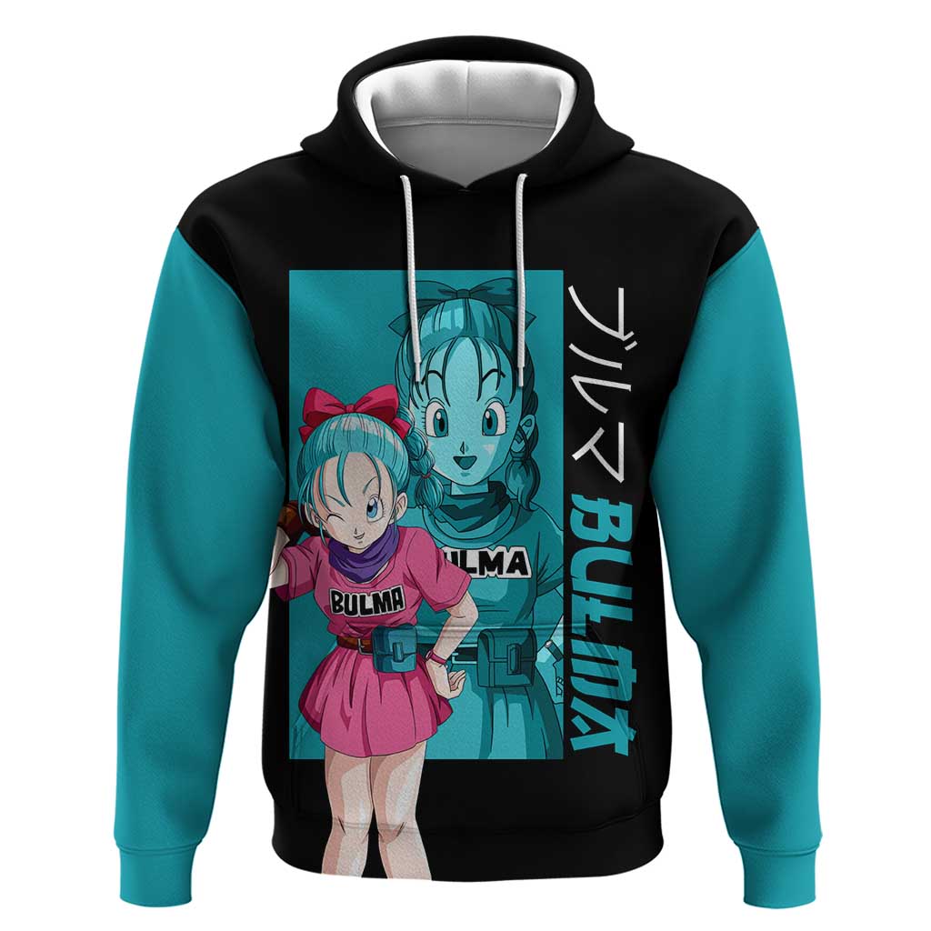 Bulma - Dragon Ball Zip Hoodie Anime Art Style