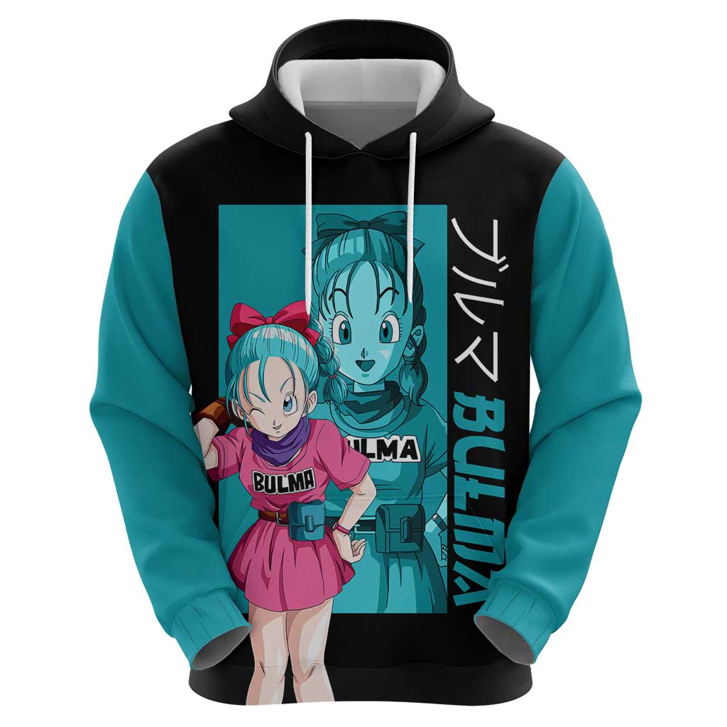 Bulma - Dragon Ball Zip Hoodie Anime Art Style