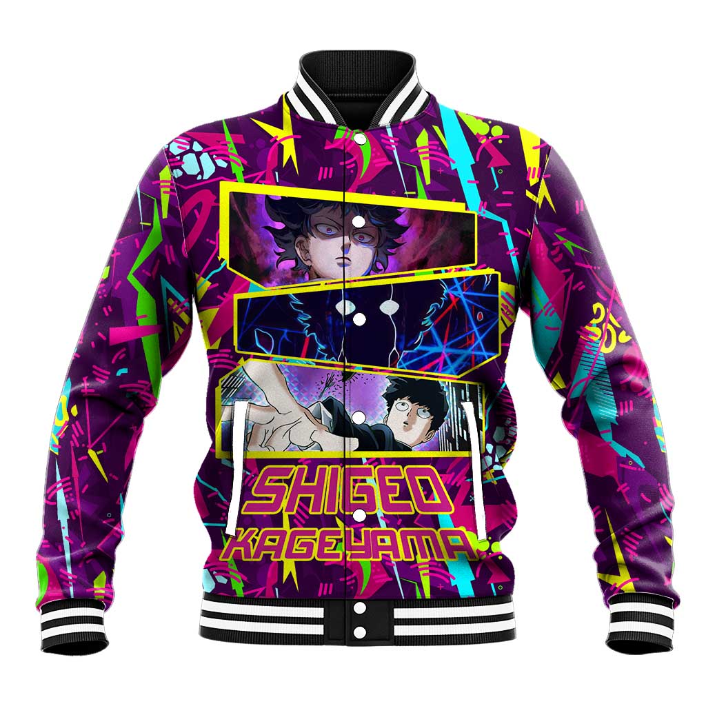 Shigeo Kageyama - Mob Psycho 100 Baseball Jacket Anime Style