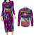 Shigeo Kageyama - Mob Psycho 100 Couples Matching Long Sleeve Bodycon Dress and Long Sleeve Button Shirt Anime Style