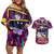Shigeo Kageyama - Mob Psycho 100 Couples Matching Off Shoulder Short Dress and Hawaiian Shirt Anime Style