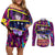 Shigeo Kageyama - Mob Psycho 100 Couples Matching Off Shoulder Short Dress and Long Sleeve Button Shirt Anime Style