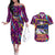 Shigeo Kageyama - Mob Psycho 100 Couples Matching Off The Shoulder Long Sleeve Dress and Hawaiian Shirt Anime Style