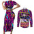 Shigeo Kageyama - Mob Psycho 100 Couples Matching Short Sleeve Bodycon Dress and Long Sleeve Button Shirt Anime Style