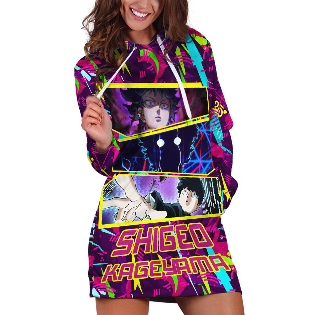 Shigeo Kageyama - Mob Psycho 100 Hoodie Dress Anime Style