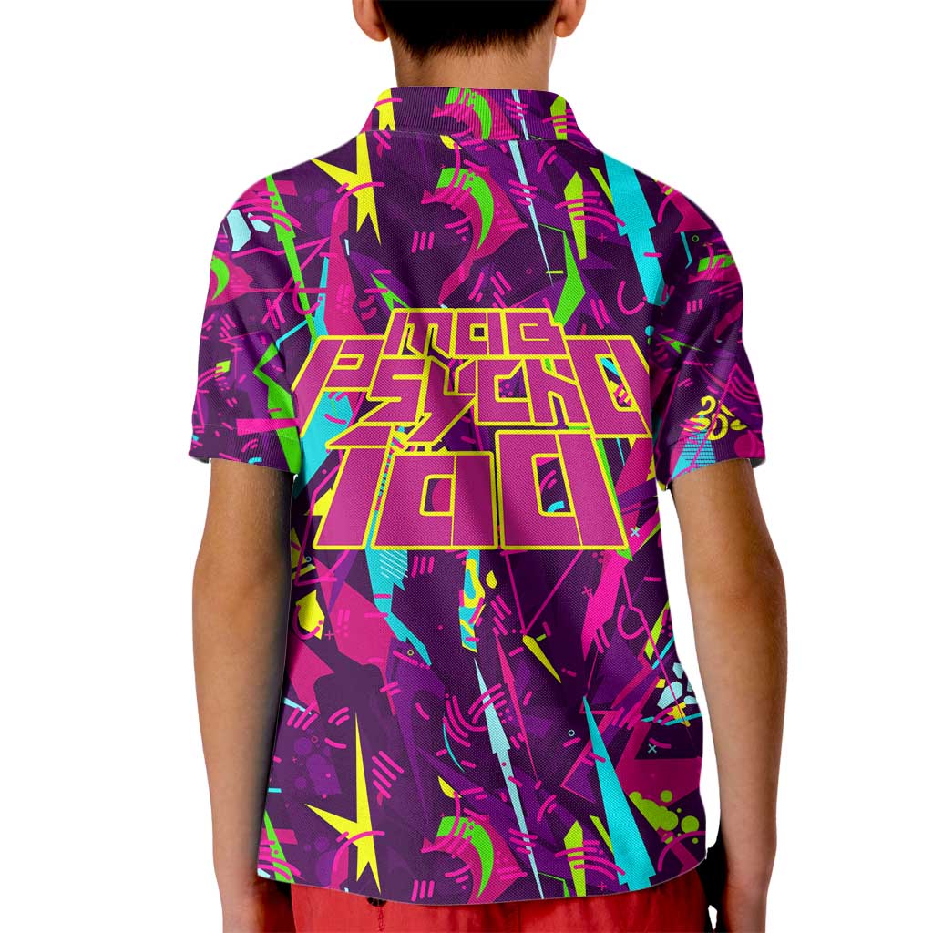 Shigeo Kageyama - Mob Psycho 100 Kid Polo Shirt Anime Style