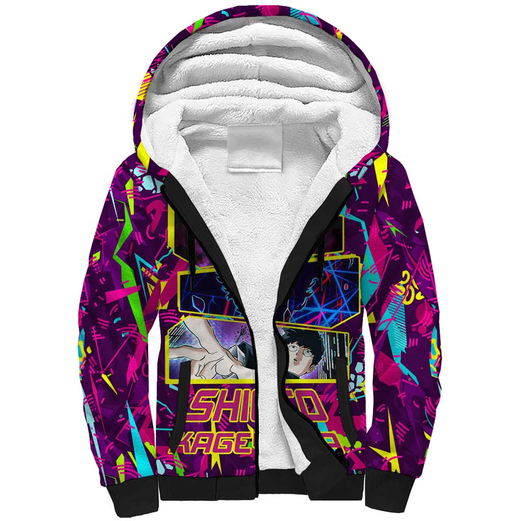 Shigeo Kageyama - Mob Psycho 100 Sherpa Hoodie Anime Style