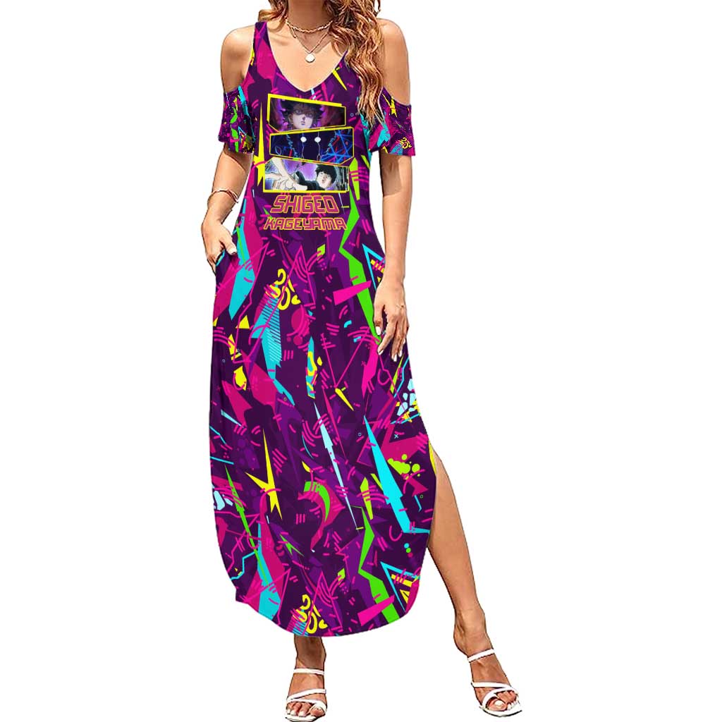 Shigeo Kageyama - Mob Psycho 100 Summer Maxi Dress Anime Style