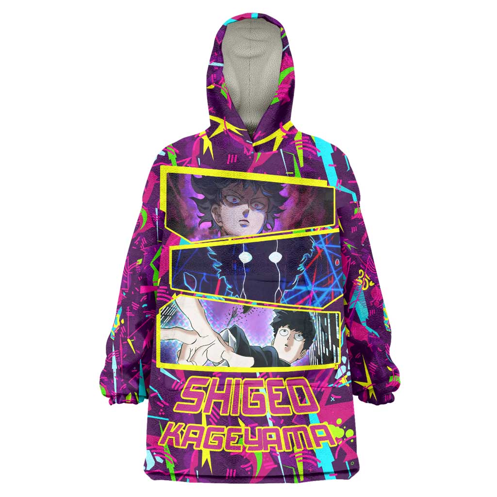 Shigeo Kageyama - Mob Psycho 100 Wearable Blanket Hoodie Anime Style