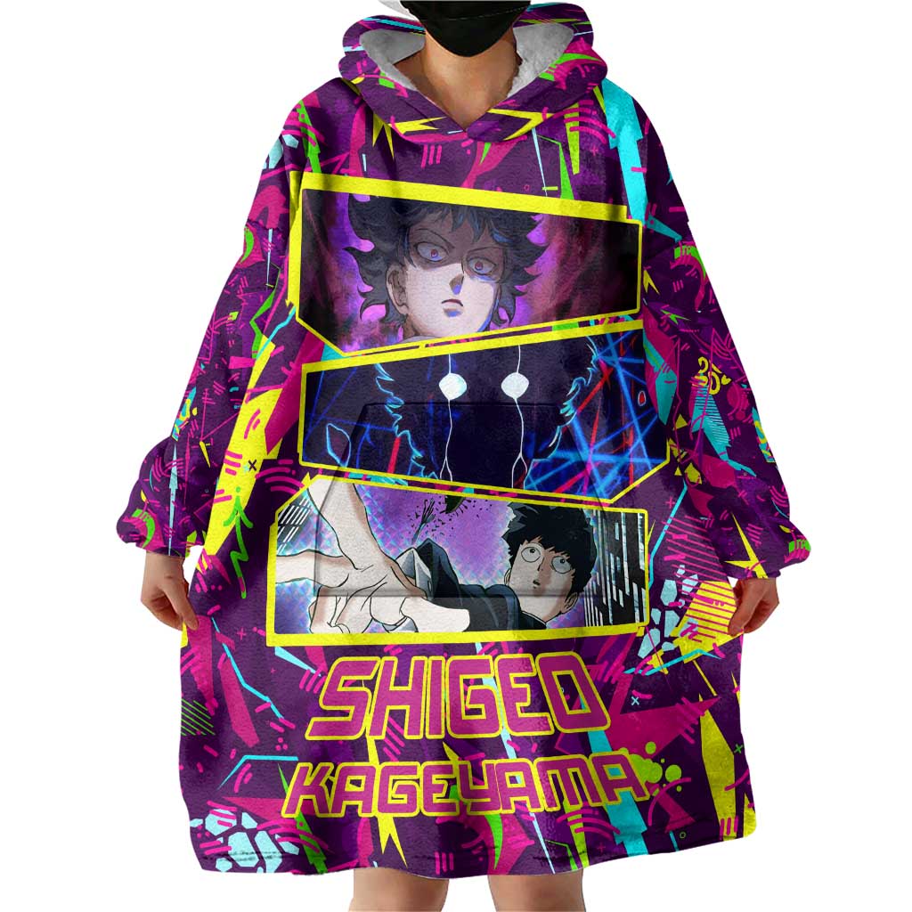 Shigeo Kageyama - Mob Psycho 100 Wearable Blanket Hoodie Anime Style