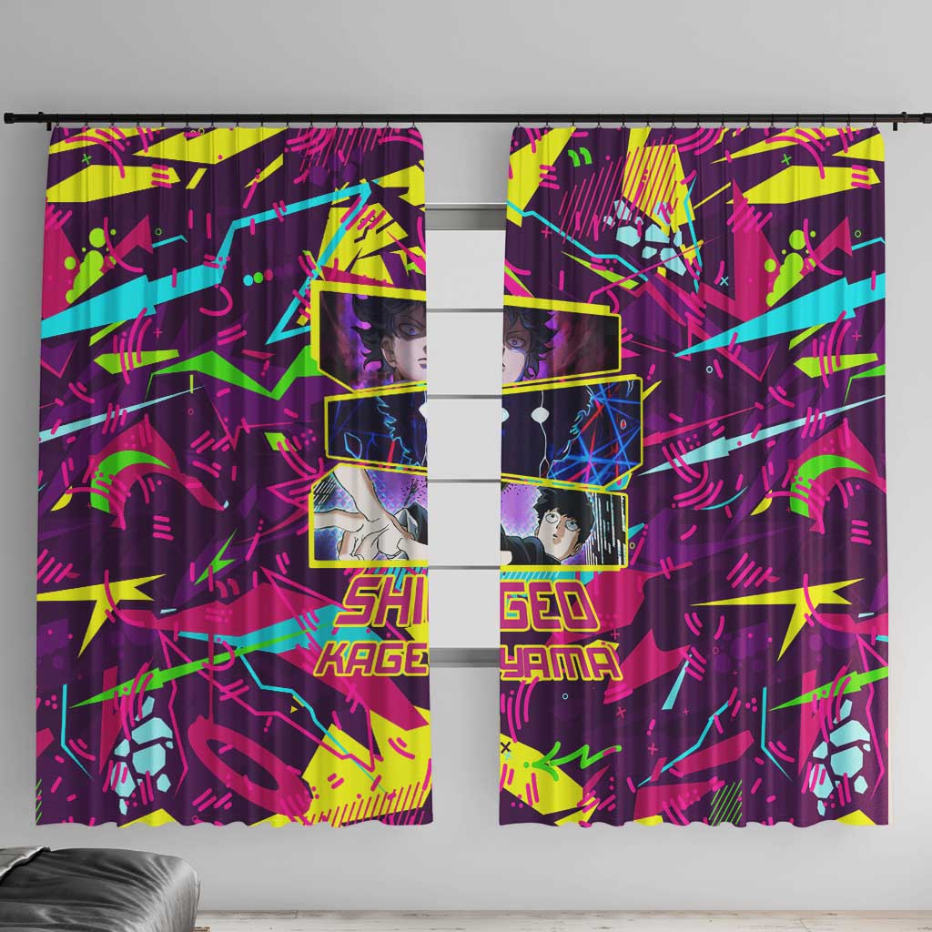 Shigeo Kageyama - Mob Psycho 100 Window Curtain Anime Style