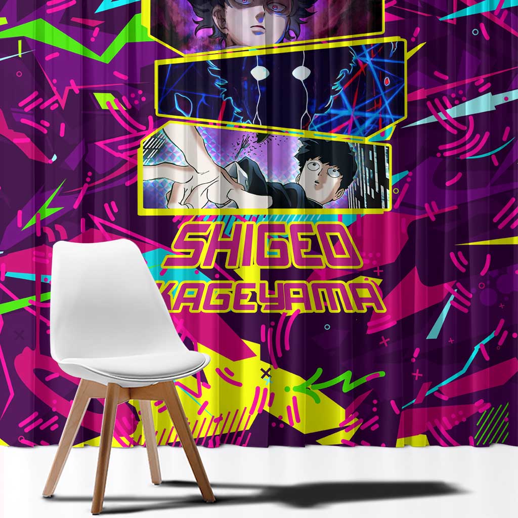 Shigeo Kageyama - Mob Psycho 100 Window Curtain Anime Style