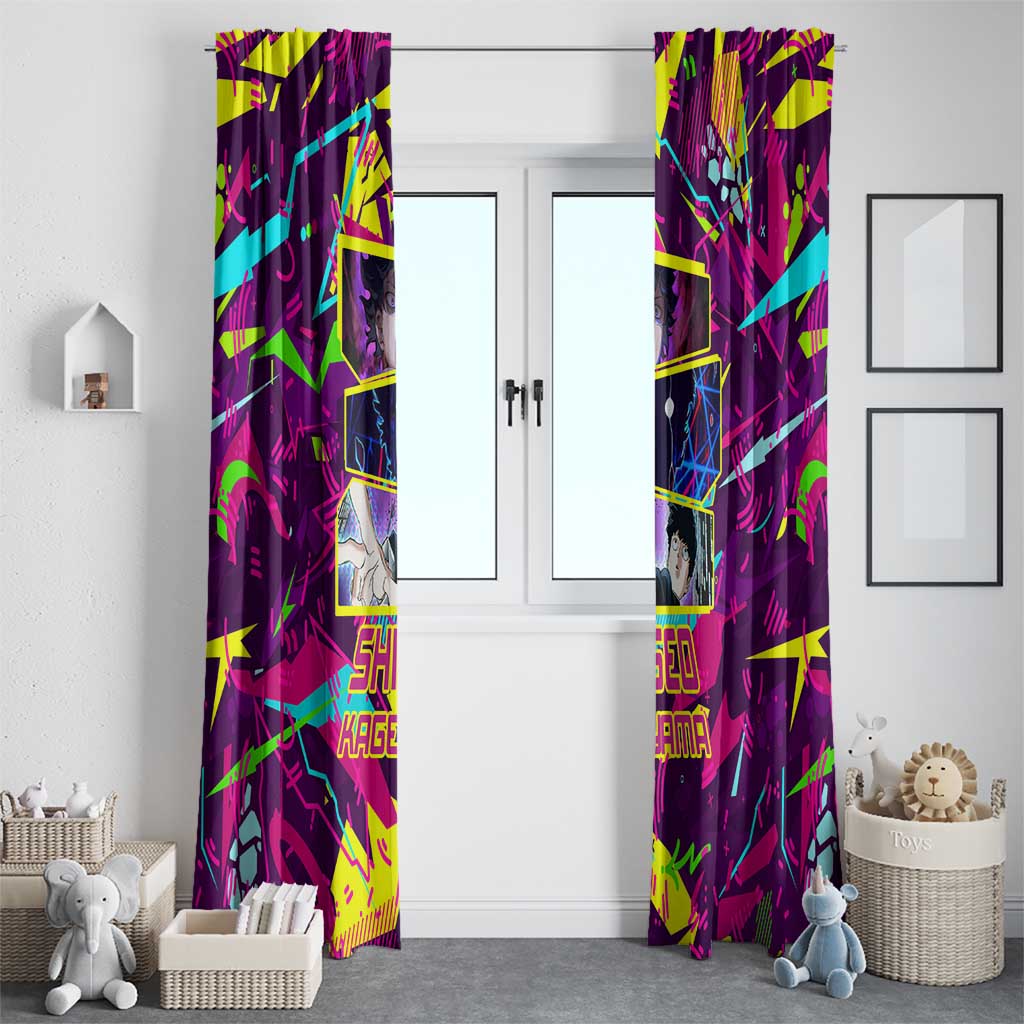 Shigeo Kageyama - Mob Psycho 100 Window Curtain Anime Style