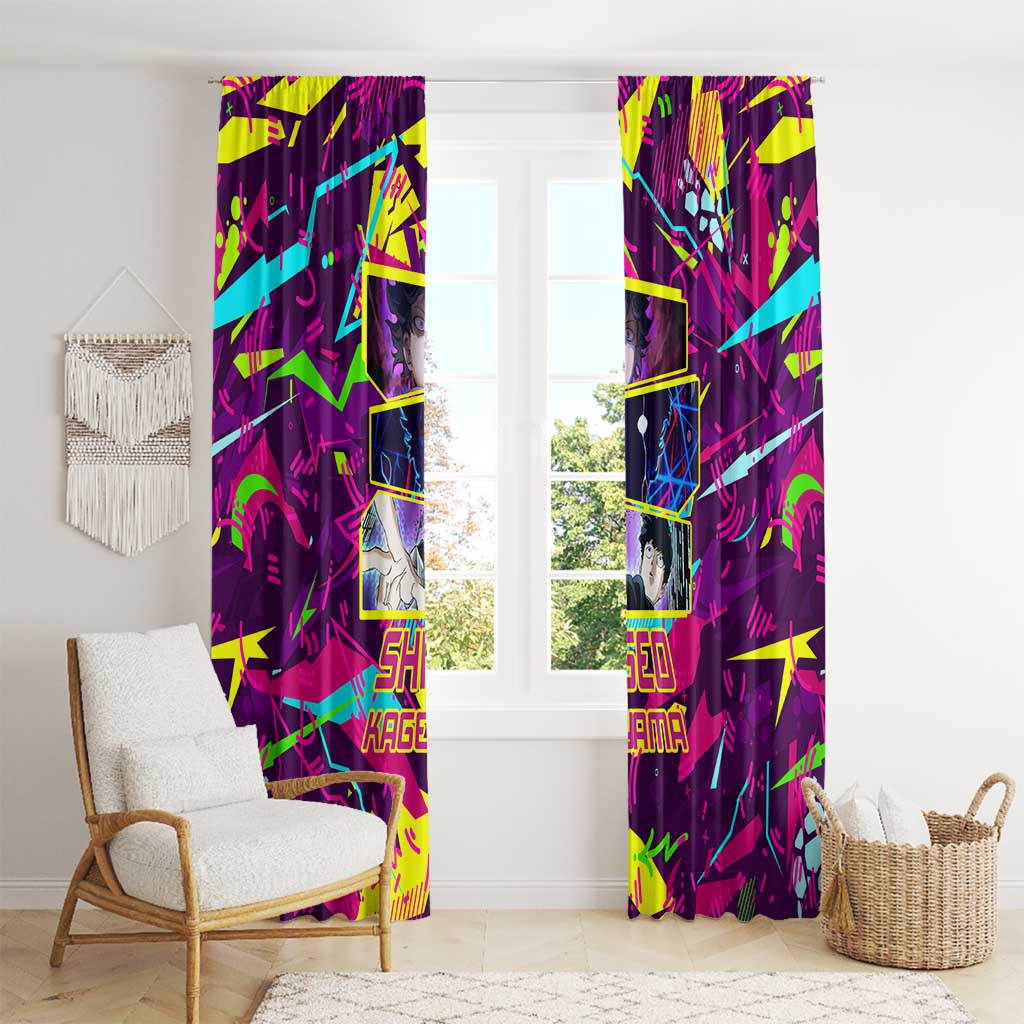 Shigeo Kageyama - Mob Psycho 100 Window Curtain Anime Style
