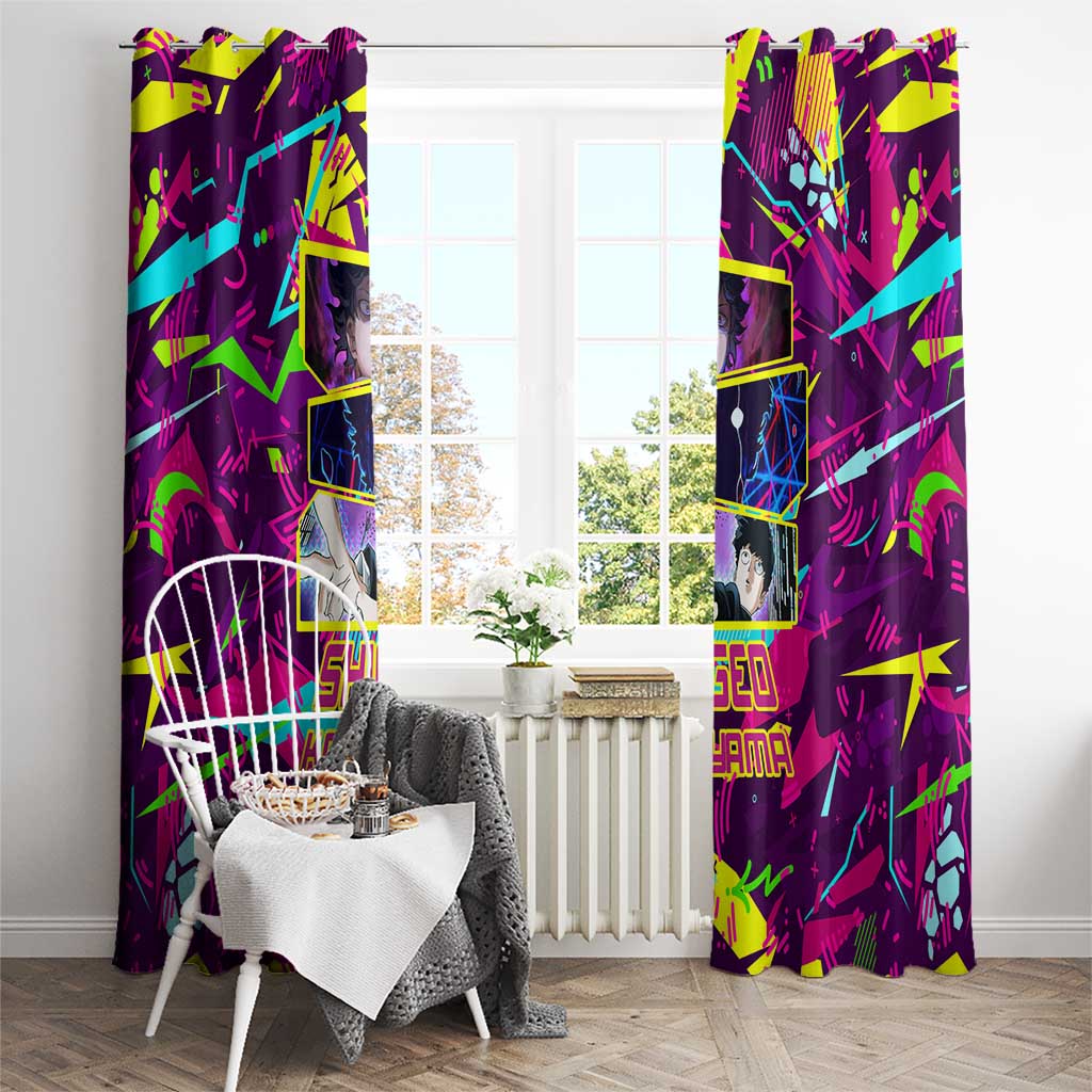 Shigeo Kageyama - Mob Psycho 100 Window Curtain Anime Style
