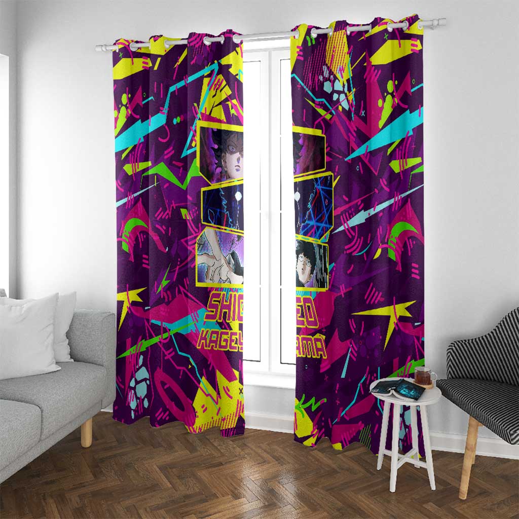 Shigeo Kageyama - Mob Psycho 100 Window Curtain Anime Style