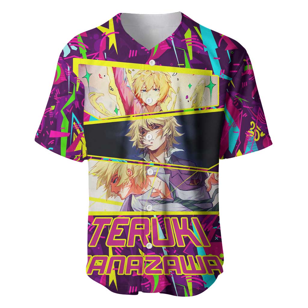 Teruki Hanazaw - Mob Psycho 100 Baseball Jersey Anime Style