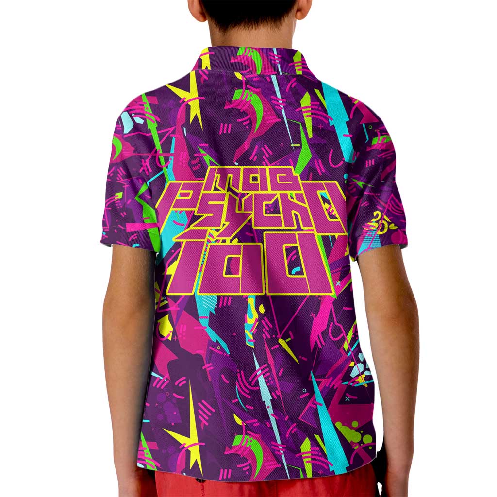 Teruki Hanazaw - Mob Psycho 100 Kid Polo Shirt Anime Style