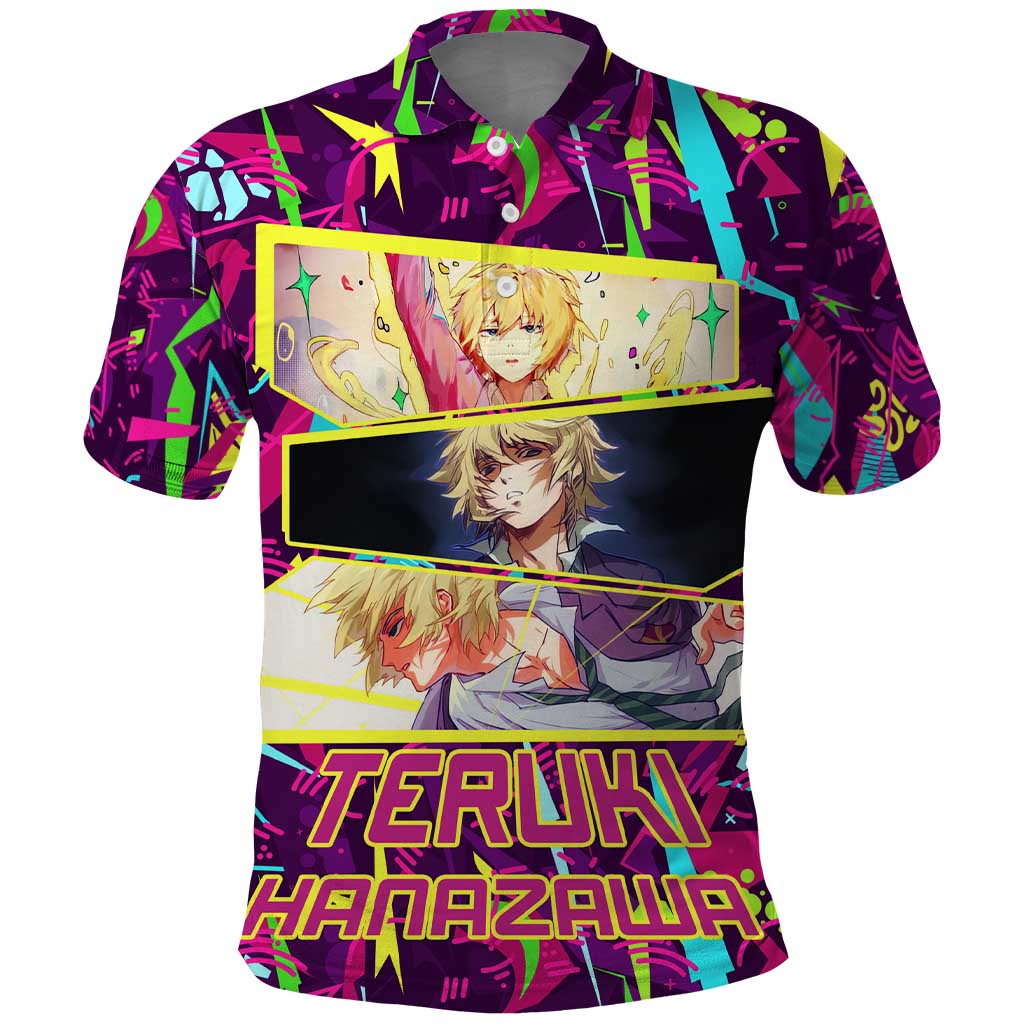 Teruki Hanazaw - Mob Psycho 100 Polo Shirt Anime Style