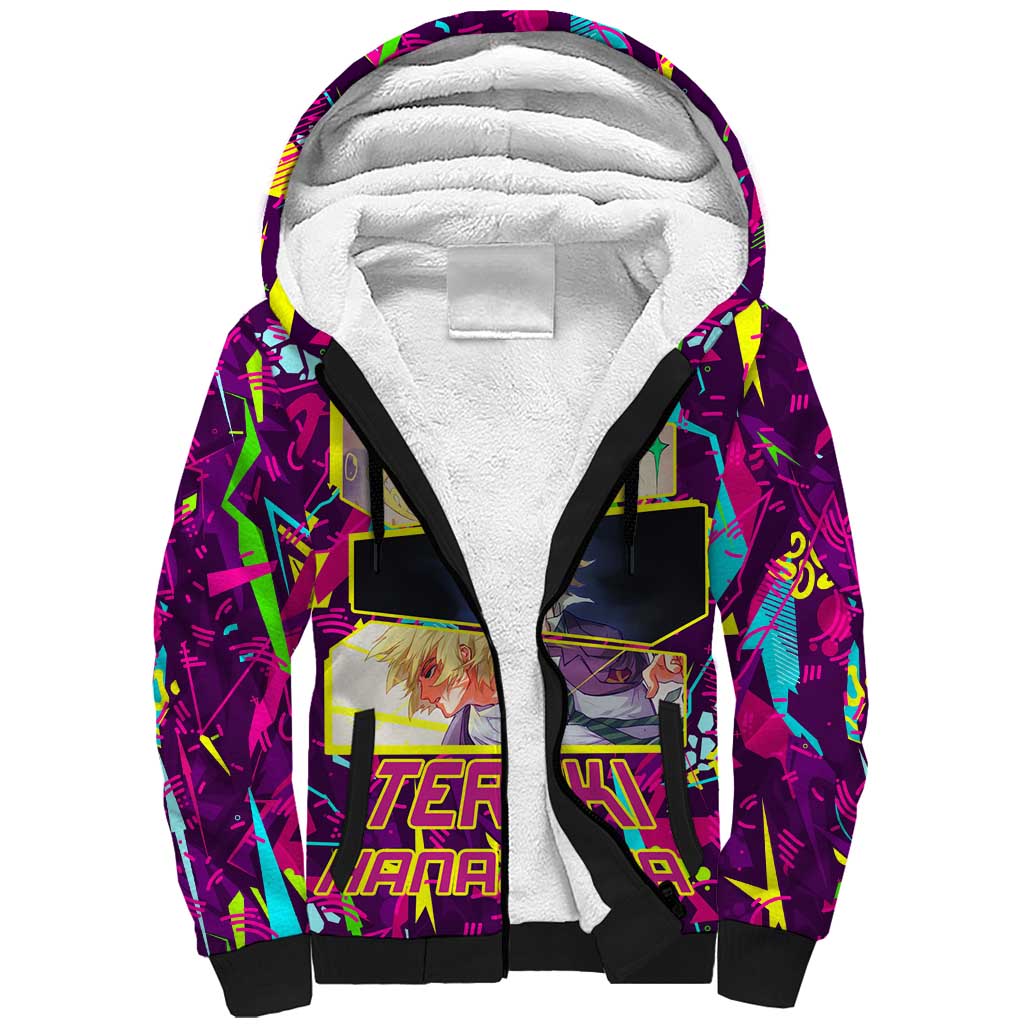 Teruki Hanazaw - Mob Psycho 100 Sherpa Hoodie Anime Style