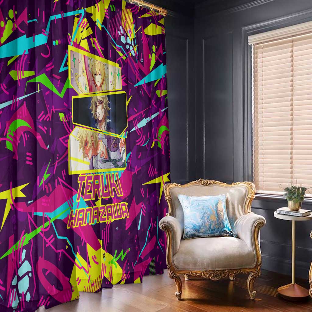 Teruki Hanazaw - Mob Psycho 100 Window Curtain Anime Style