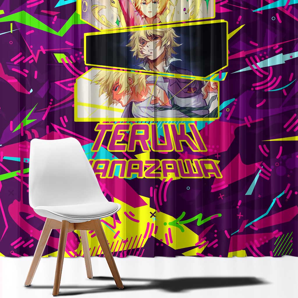Teruki Hanazaw - Mob Psycho 100 Window Curtain Anime Style