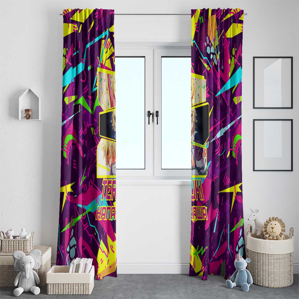 Teruki Hanazaw - Mob Psycho 100 Window Curtain Anime Style