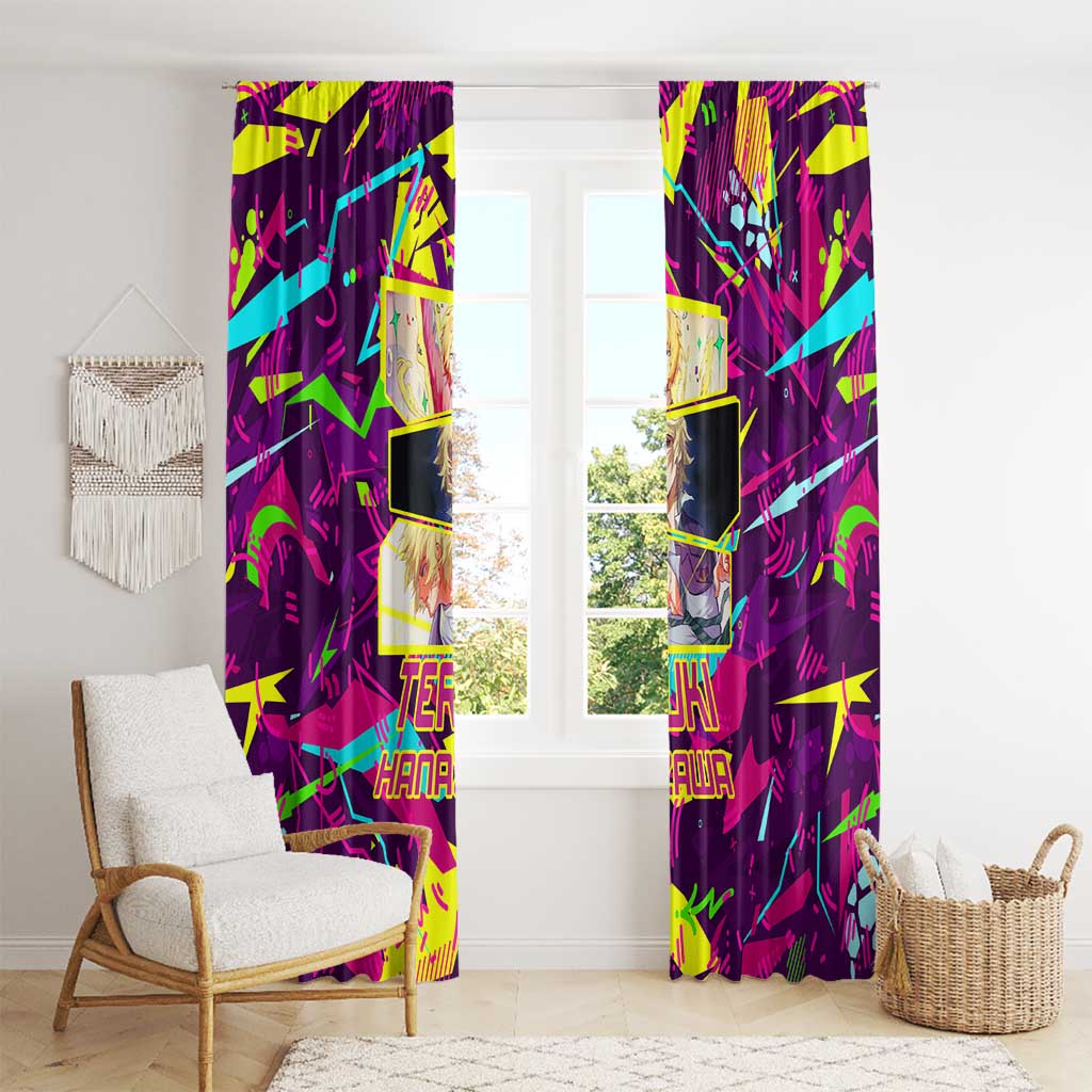 Teruki Hanazaw - Mob Psycho 100 Window Curtain Anime Style